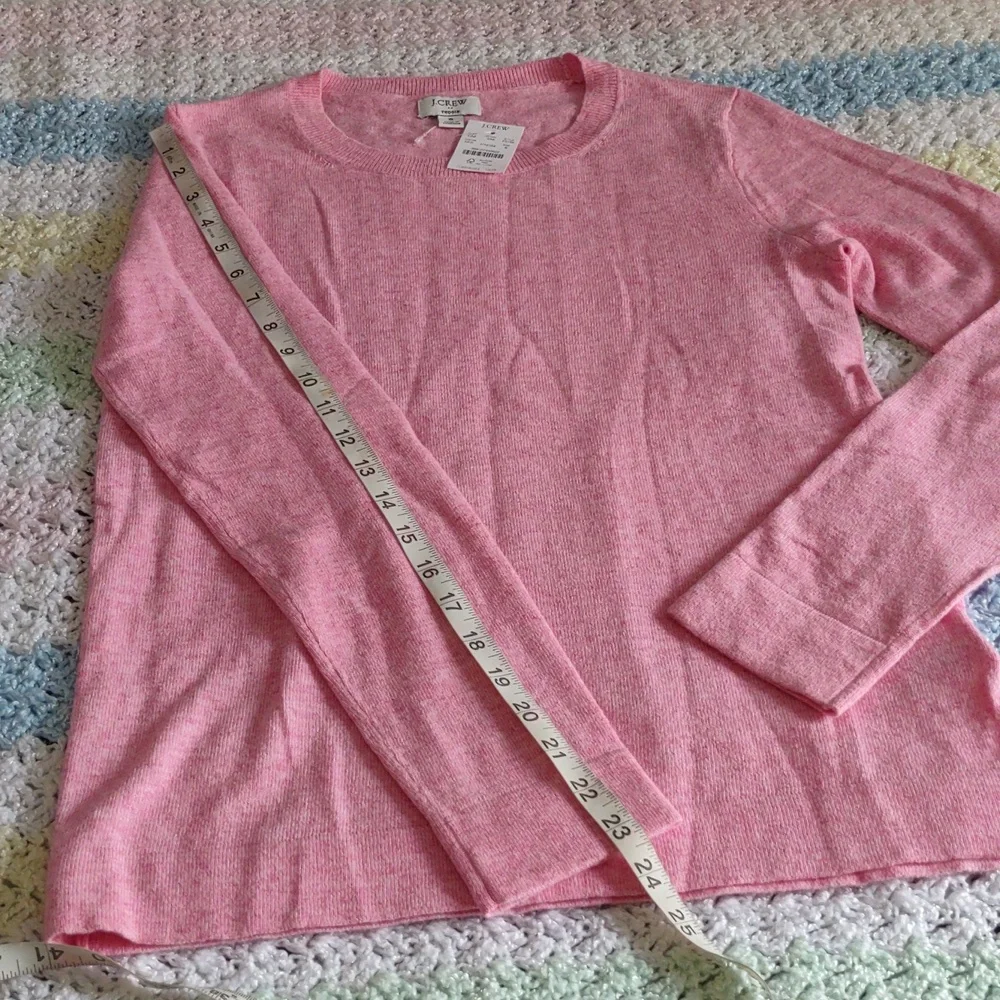 J. Crew Factory Size Small Pink Teddie Sweater - Picture 9 of 9